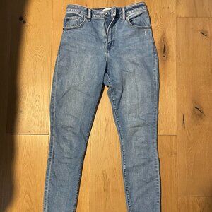 Abercrombie womens curve love jeans super skinny ankle (6L)